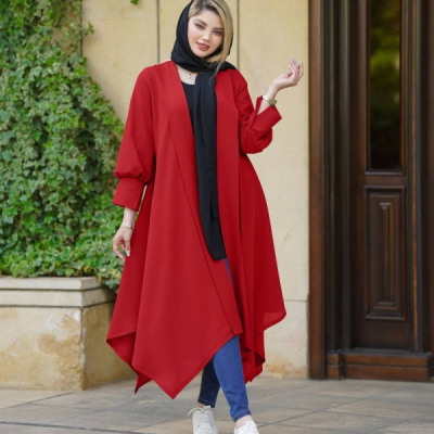 مانتو بلند جلوباز بهار1402