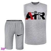 ست تاپ و شلوارک مردانه مدل AIR A09 طرح نایک