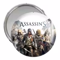 آینه جیبی خندالو طرح اساسینز کرید Assassins Creed کد 4975