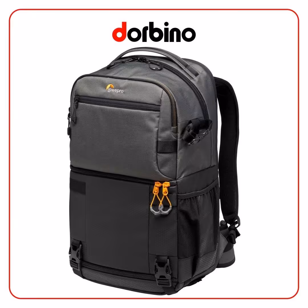 کوله‌پشتی عکاسی لوپرو مدل Lowepro Fastpack Pro BP 250 AW III رنگ خاکستری - فروشگاه دوربین دوربینو
