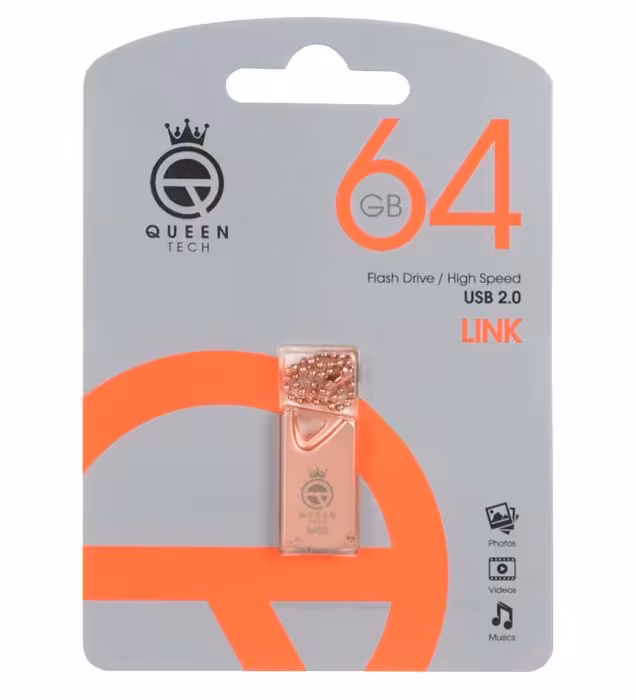 فلش مموری کوئین مدل LINK USB 2.0 ظرفیت 64 گیگابایت