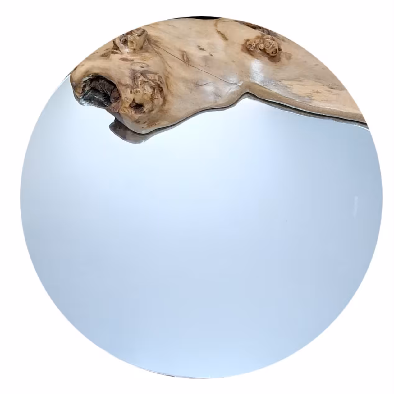 آینه دیواری چوبی