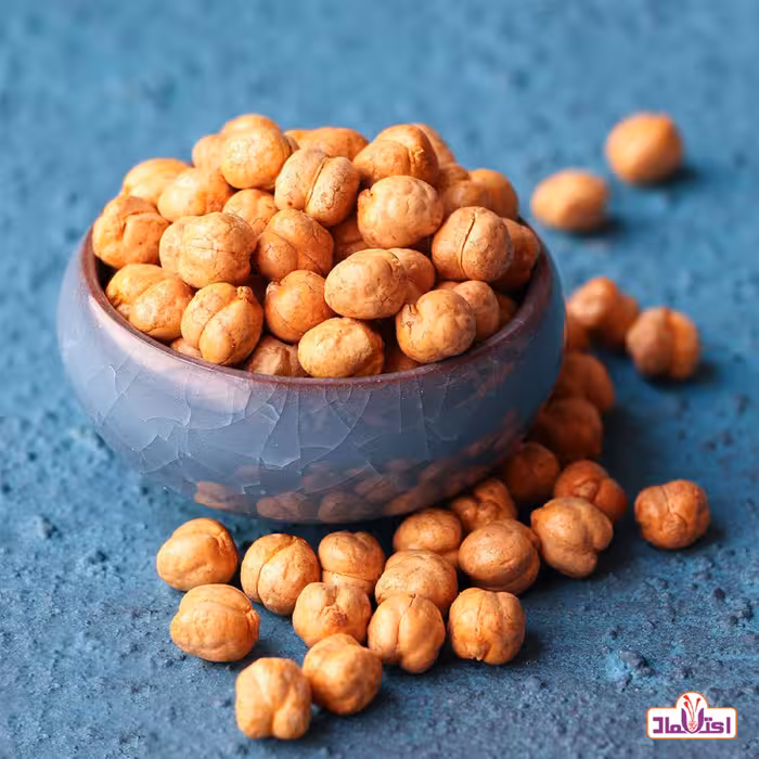 نخود چی گل بی نمک اعلا یک کیلویی اعتماد ترد و بسیار درشت