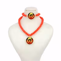 نیم ست روکش طلا زنانه طرح مهر مادری