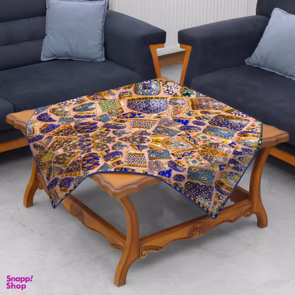 رومیزی طرح کاشی کد 933