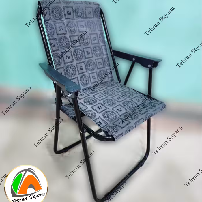 صندلی تاشو مسافرتی فومدار  دسته مبلی طرح ورساچ صادراتی 7 فنره تهران سایانا 
