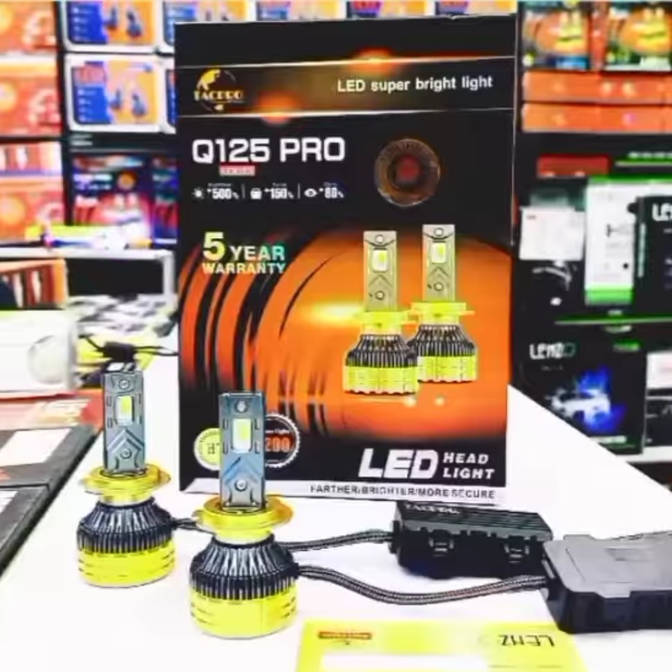 هدلایت Q125 pro پایه h7 بسته دوعددی