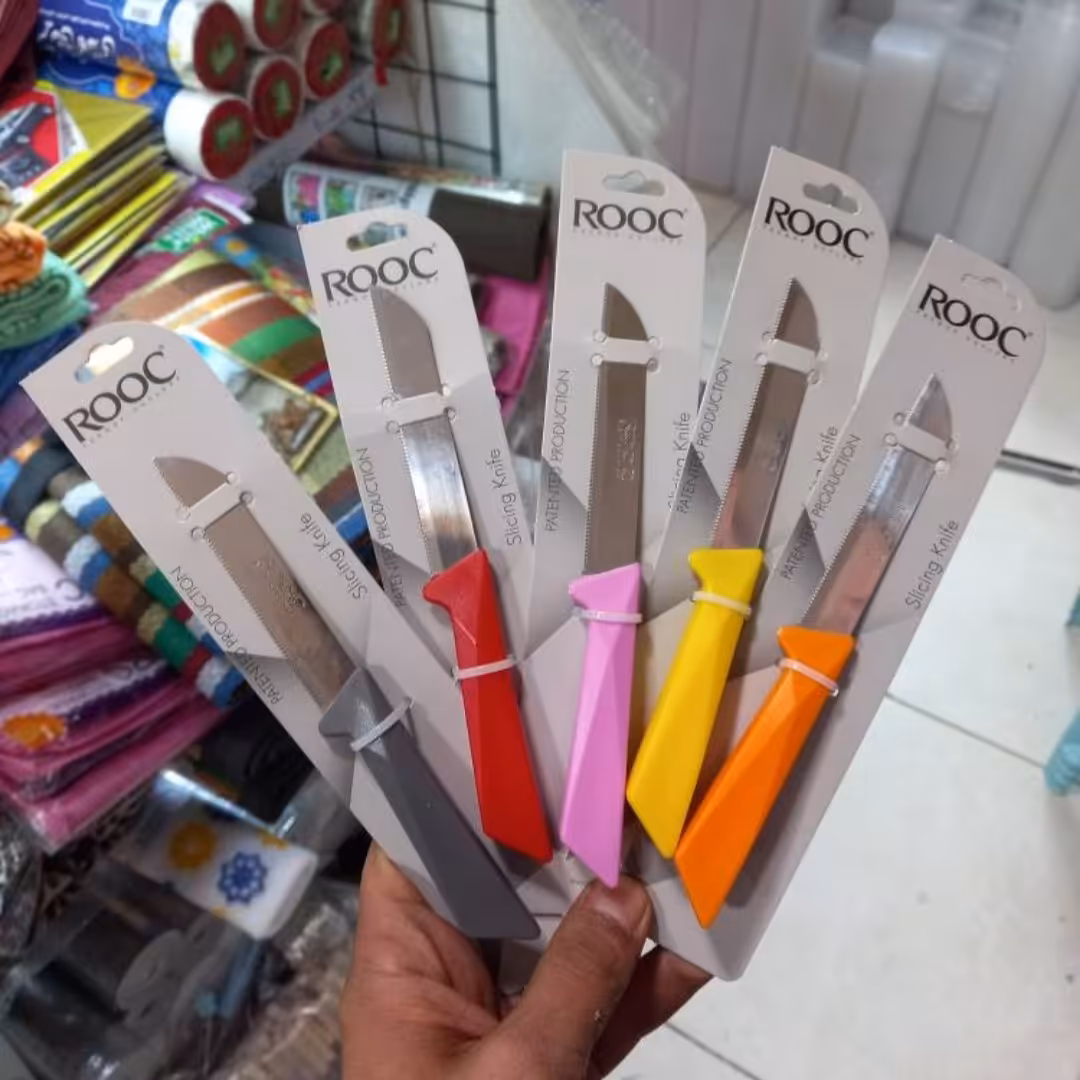 چاقو اره ای تک مارک روک ROOCمدل الماسی تیز و خوش دست در پلاسکو دهقان 