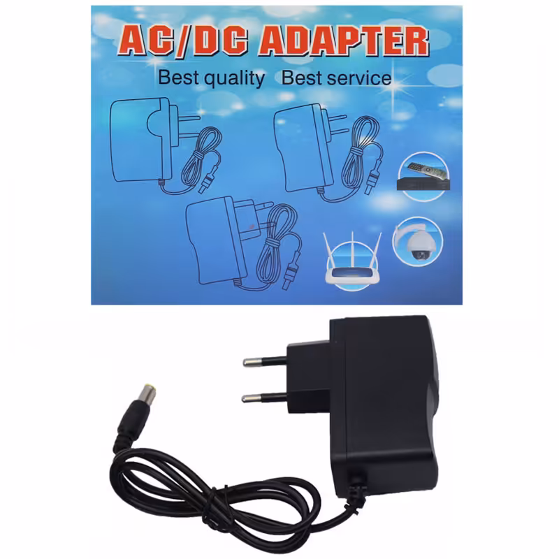 آداپتور مودم AC DC ADAPTER 12V1A تک سر کد:1617