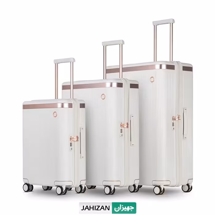 چمدان اکولاک ژاپن مدل داینستی dynasty (سفید عاج)