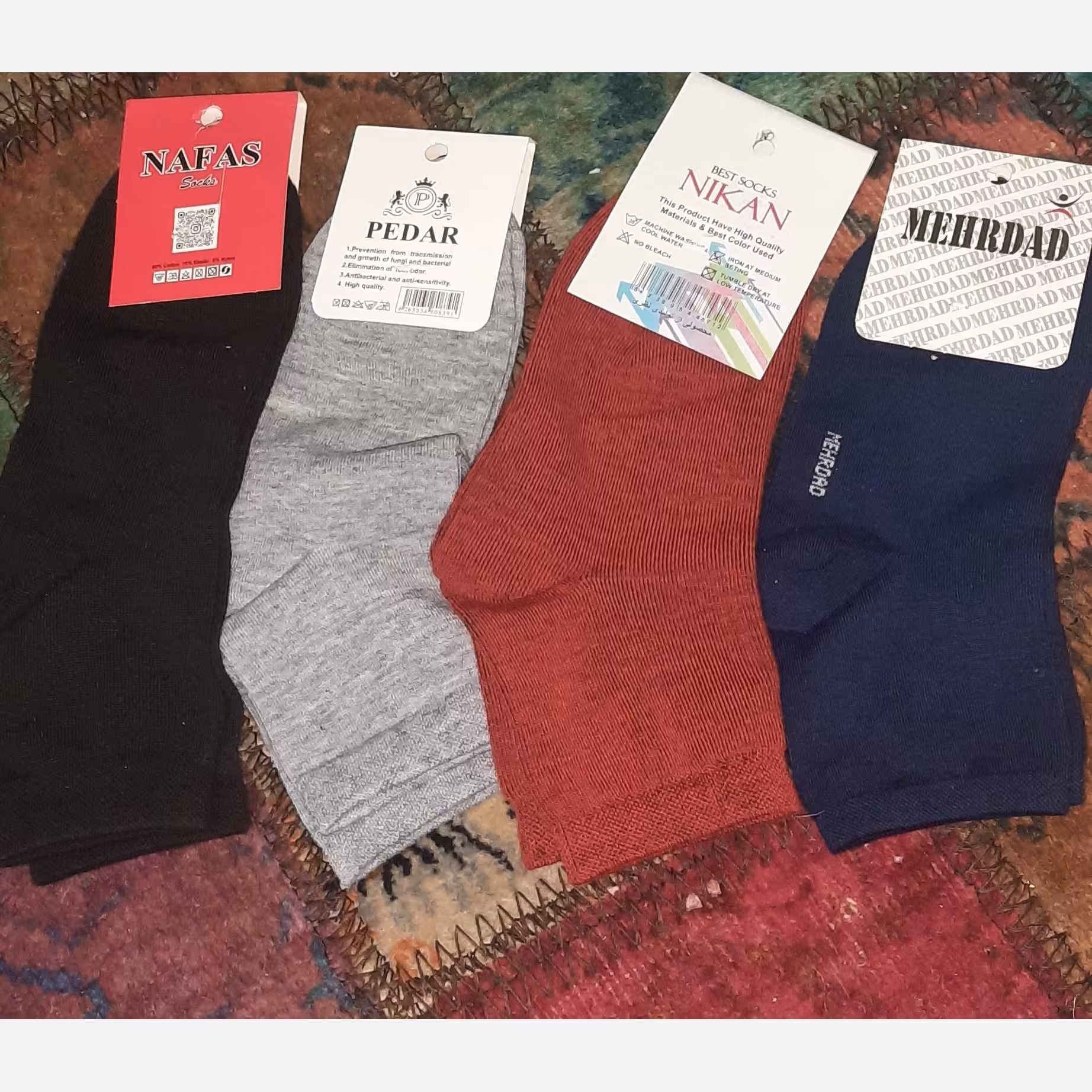 جوراب  نیم ساق اسپرت کش ونخ نرم ولطیف 