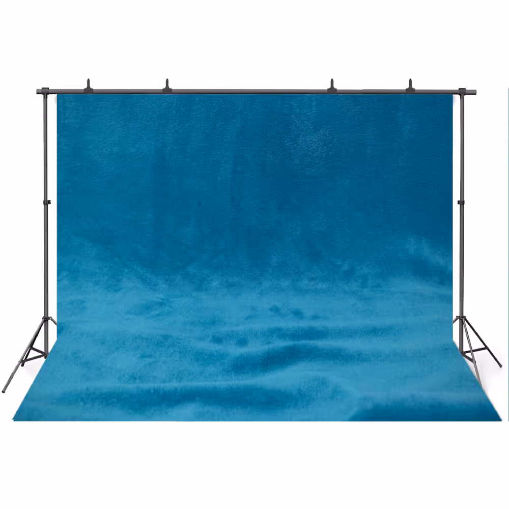 فون بک گراند آبی روشن مخمل 3x5m