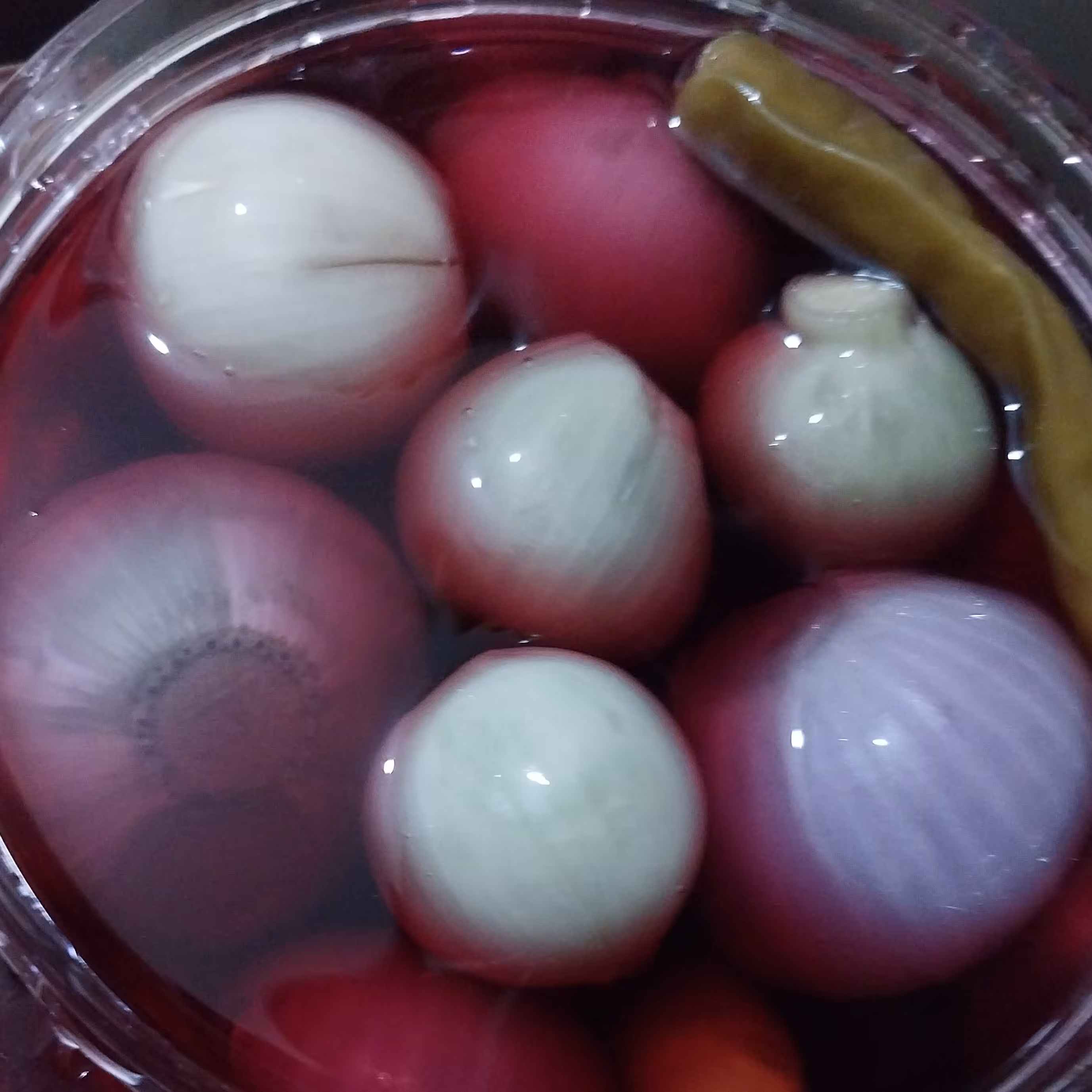 ترشی پیاز  سفید و قرمز یک کیلویی 