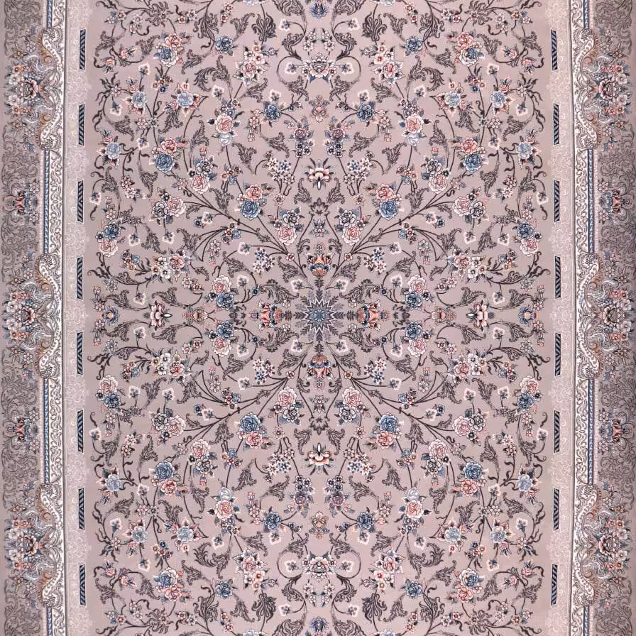 فرش  اکرلیک  6 متری 700 شانه طرح جانان رنگ فیلی کد N291