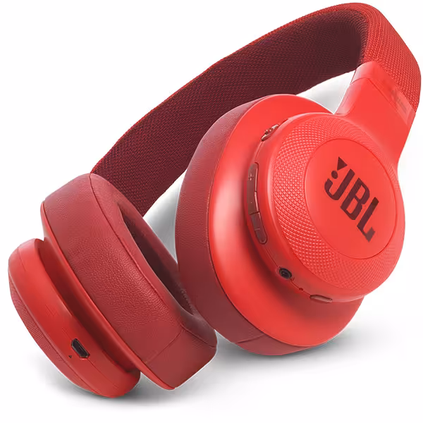 هدفون جی بی ال وایرلس مدل E55BT Wireless Over-ear قرمز - Hiapple.ir