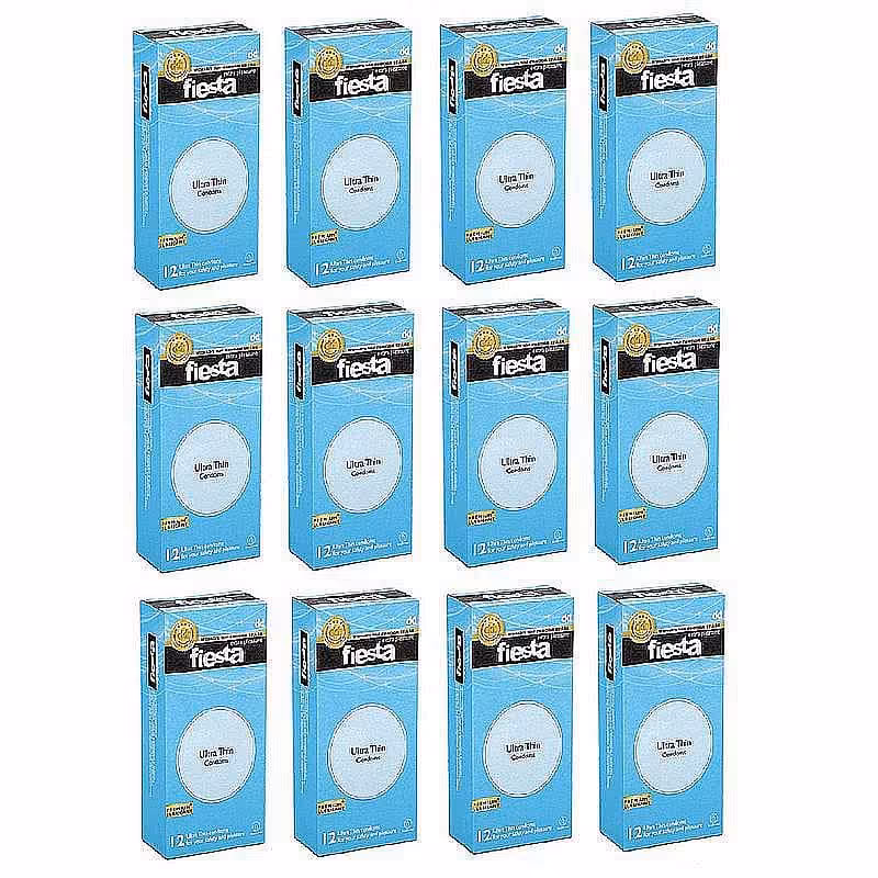 کاندوم فیستا مدل Ultra Thin مجموعه 12 عددی | CONDOMS ULTRA THIN FIESTA 12 PLAIN