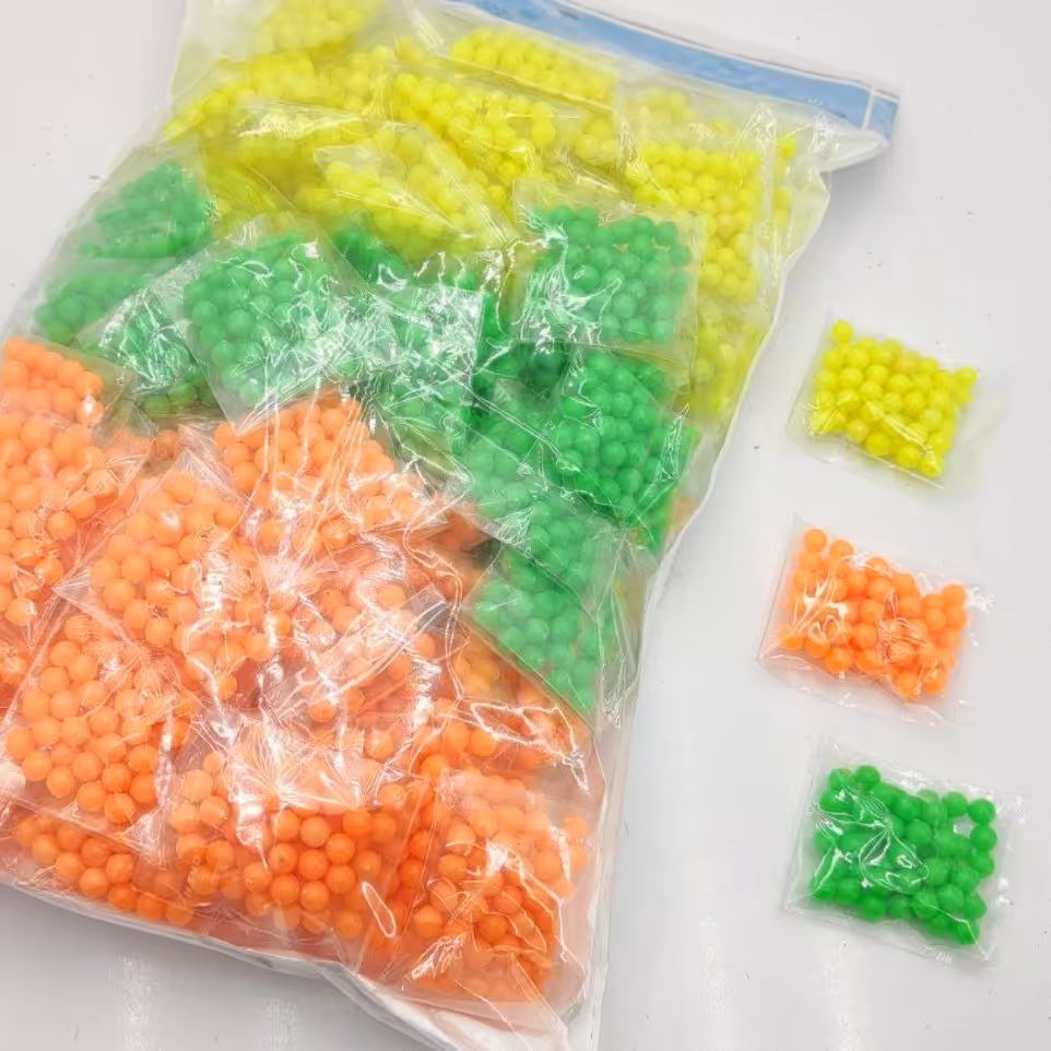 ساچمه پلاستیکی رنگی مخصوص تفنگ اسباب بازی بسته 60 تایی