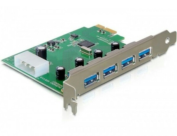 کارت تبدیل PCIe به چهار پورت USB 30