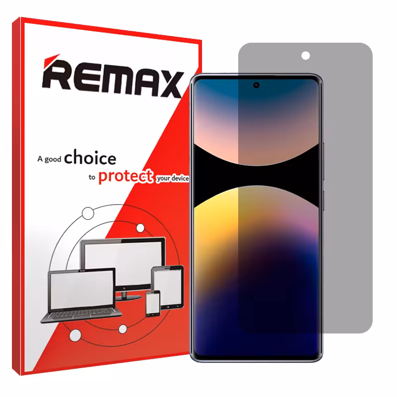 گلس شیائومی Redmi Note 14 Pro Plus 5G مدل هیدروژلی پرایوسی برند ریمکس کد S
