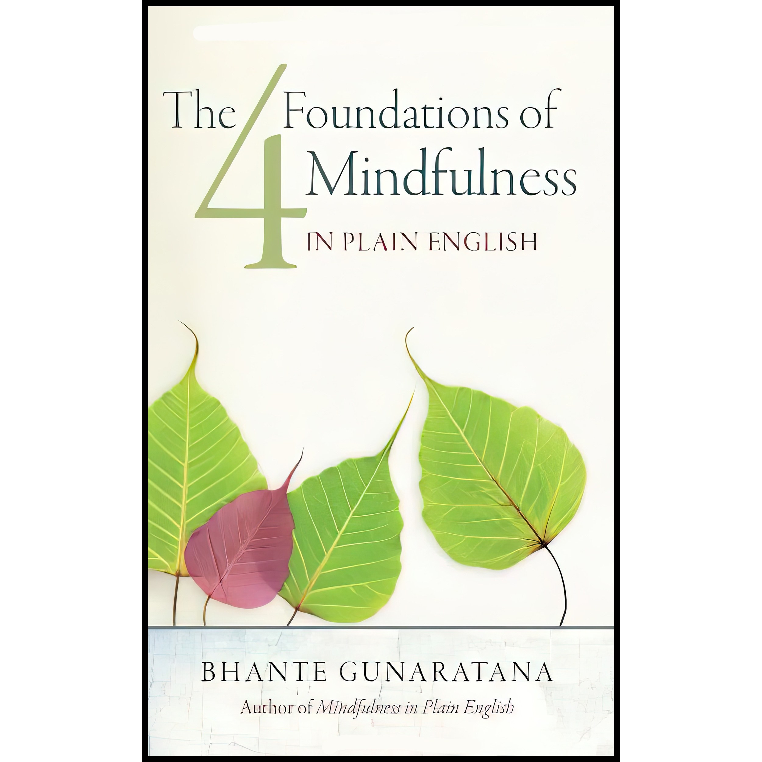 کتاب زبان اصلی The Four Foundations of Mindfulness in Plain English