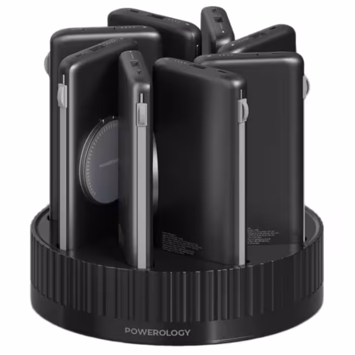 پاوراستیشن 10000 میلی‌آمپرساعت 8 در 1 پاورولوژی PPBCHA2681BK