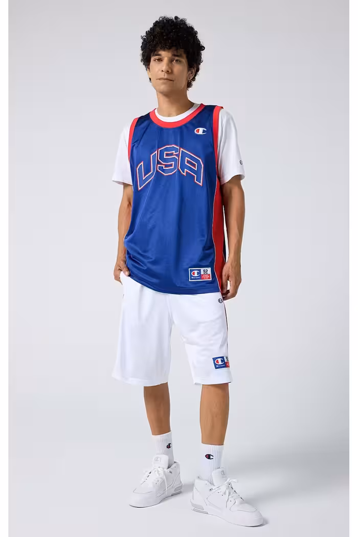 شلوارک و برمودا سفید مردانه یکپارچهسازی با سیستمعامل ورزش Champion