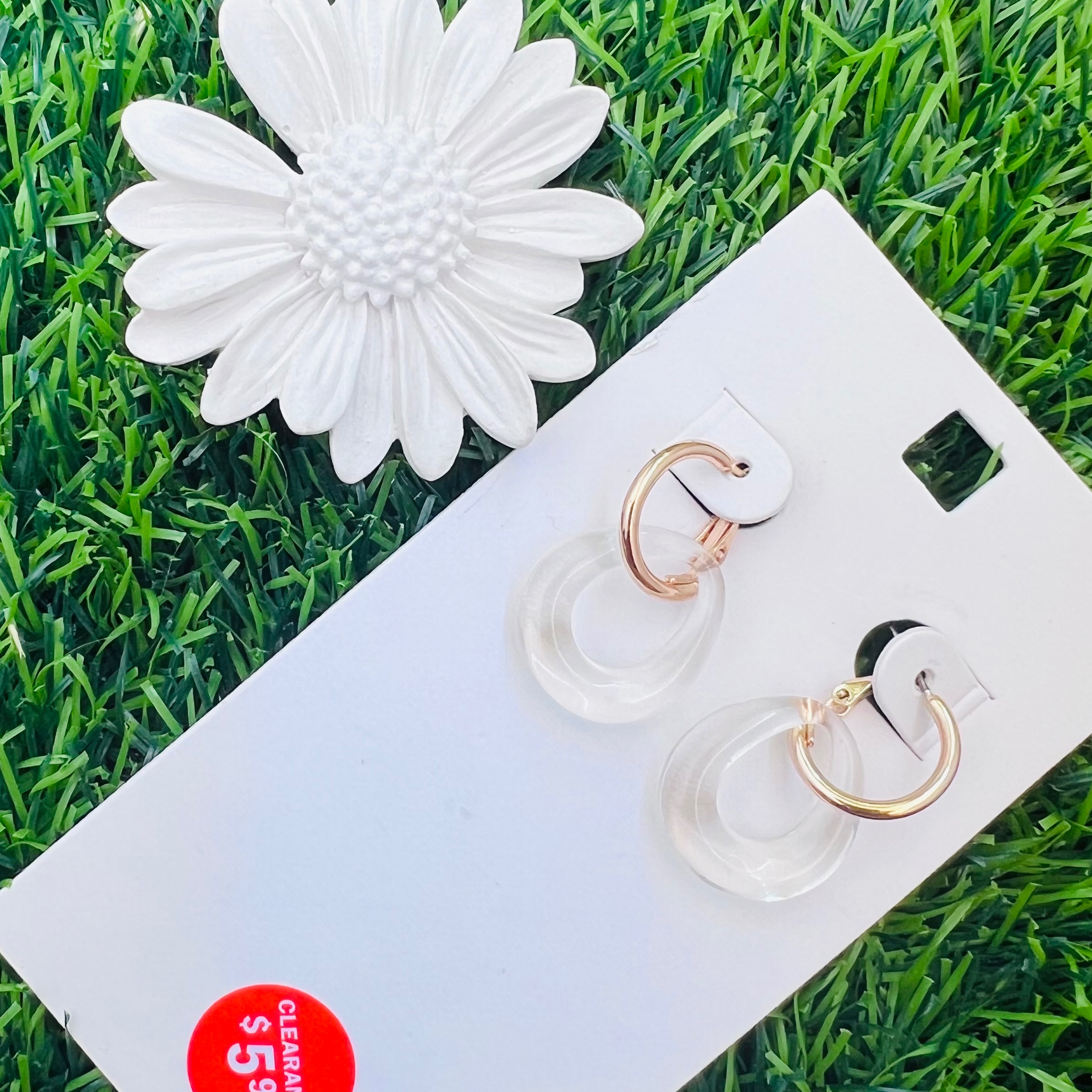 گوشواره ی حلقه ای اشکی