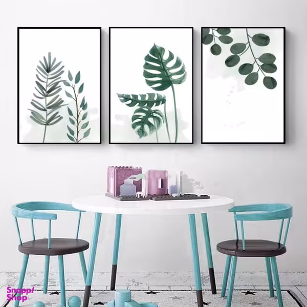 تابلو مدل برگ انجیری مجموعه سه عددی