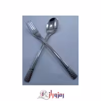 سرویس قاشق و چنگال 24 نفره 120 پارچه یونیک طرح اناناسی براق