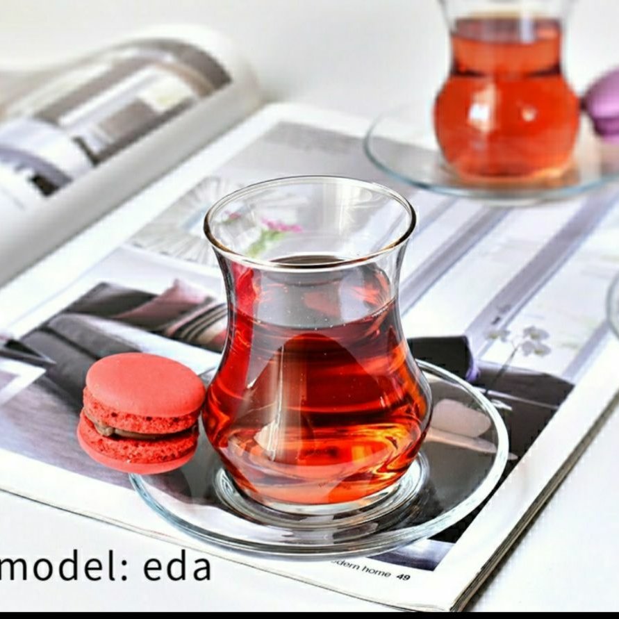 استکان ونعلبکی بلور ساخت ترکیه