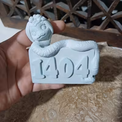 بیس خام کتیبه ی مار نماد سال 1404 مدل شماره 15(قیمت عمده 10 هزار تومن)