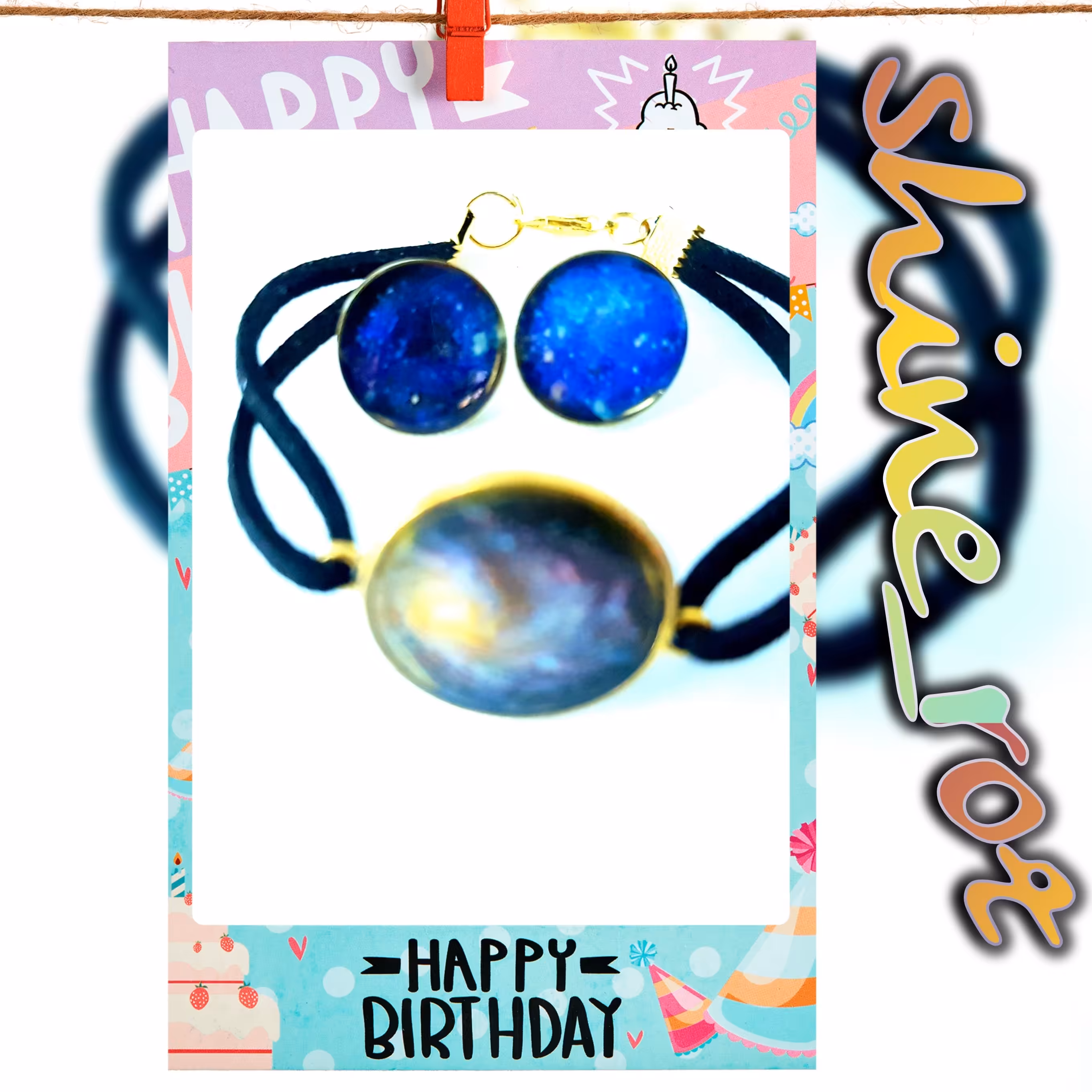 نیم ست رزینی طرح کهکشان 