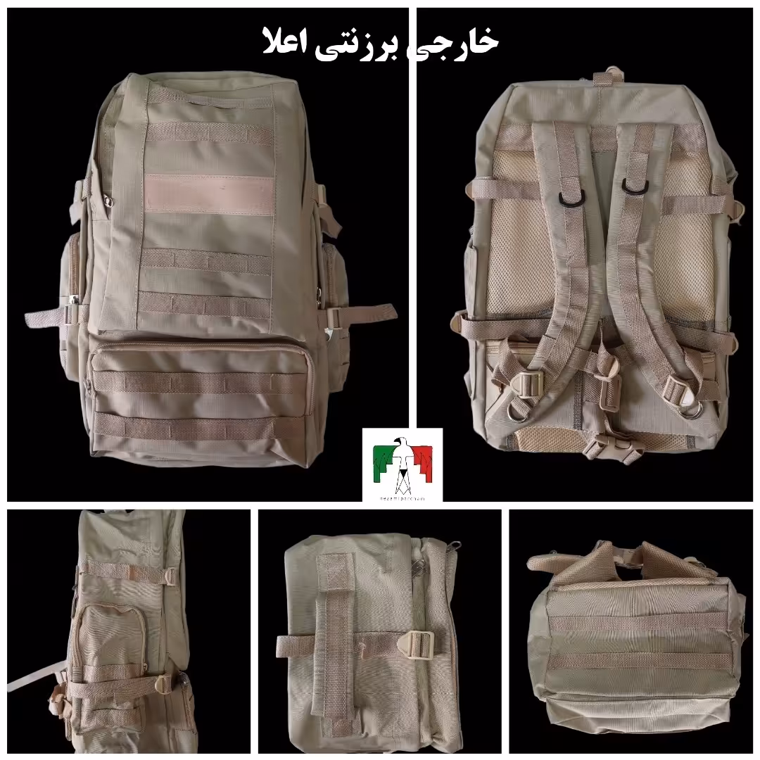 کوله پشتی تاکتیکال 45 لیتری اعلا خارجی کوله پشتی برزنتی فوق مقاوم محکم کوله تاکتیکال بزرگ کوله پشتی نظامی کوله نظامی 