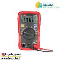 مولتی متر  UT33A دارای توانایی اندازه گیری خازن تا 2 میلی فاراد و توانایی تست اتصال کوتاه