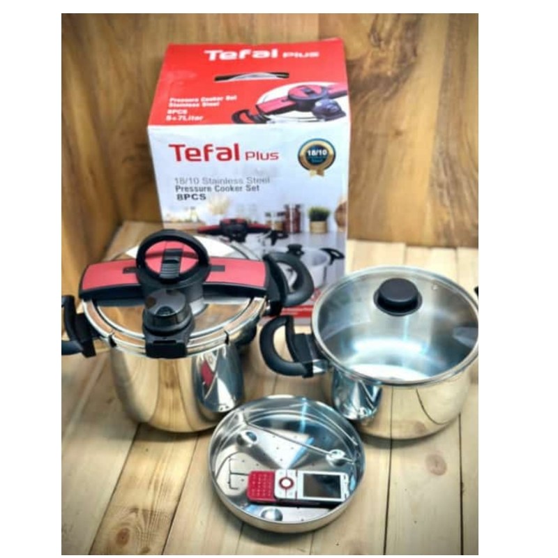 زودپز دوقلوی تفال پلاس   5 و 7 لیتر حک شده