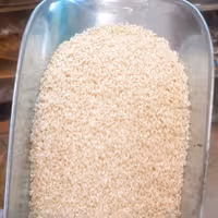 کنجد سفید خام پوست کنده 1کیلویی 