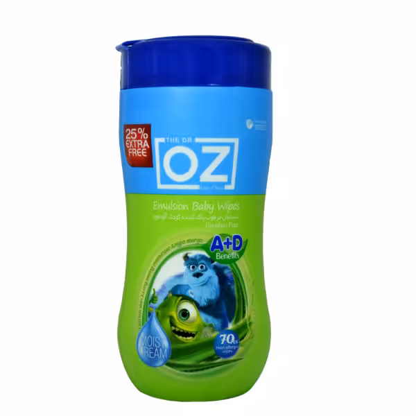 دستمال مرطوب دکتر آز مدل Emulsion بسته 70 عددی