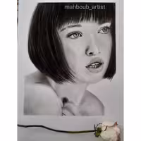 پرتره دخترجوان