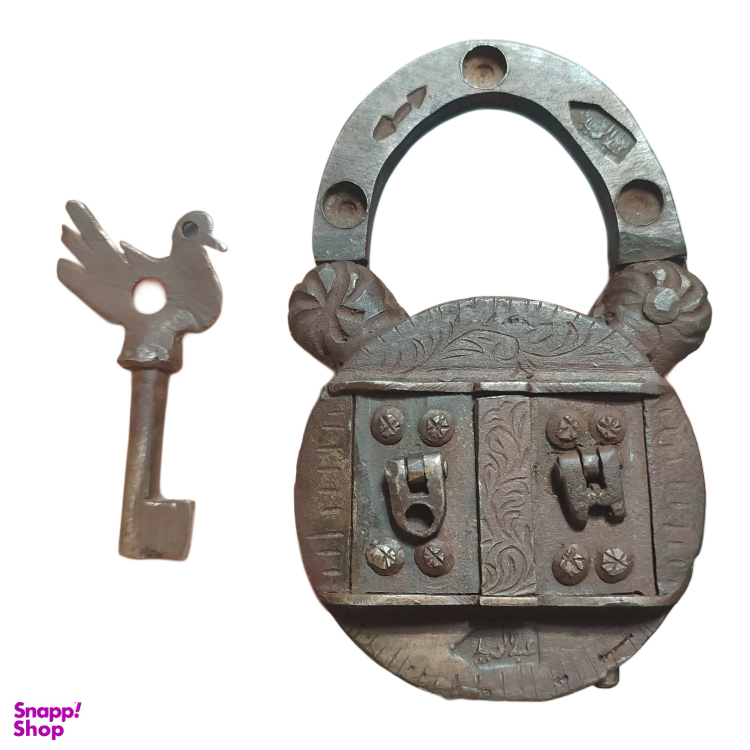 قفل آویز فولادی طرح درب قدیمی کد gh-1002