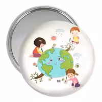 آینه جیبی خندالو مدل حمایت از محیط زیست کد 25933