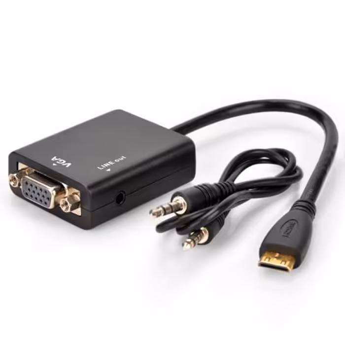 مبدل  HDMI به VGA کی نت K-COHD2VGAP