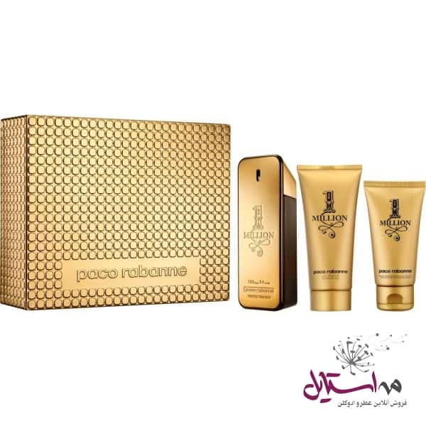 ادو تویلت مردانه Paco Rabanne 1Million به همراه لوسیون بدن حجم 100 میلی لیتر