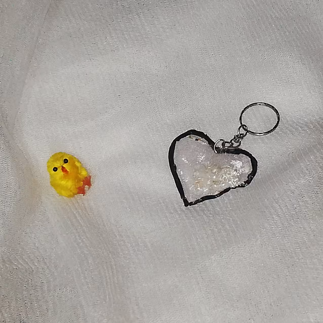 جا کلیدی شیشه ای قلب