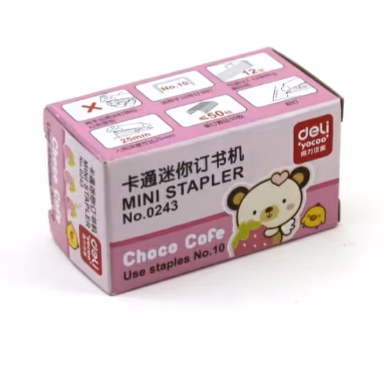 دستگاه منگنه و دوخت 10 فانتزی مینی دلی مدل 0243- 0244