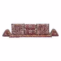 ست 7 تکه پشتی طرح سالار رنگ قرمز