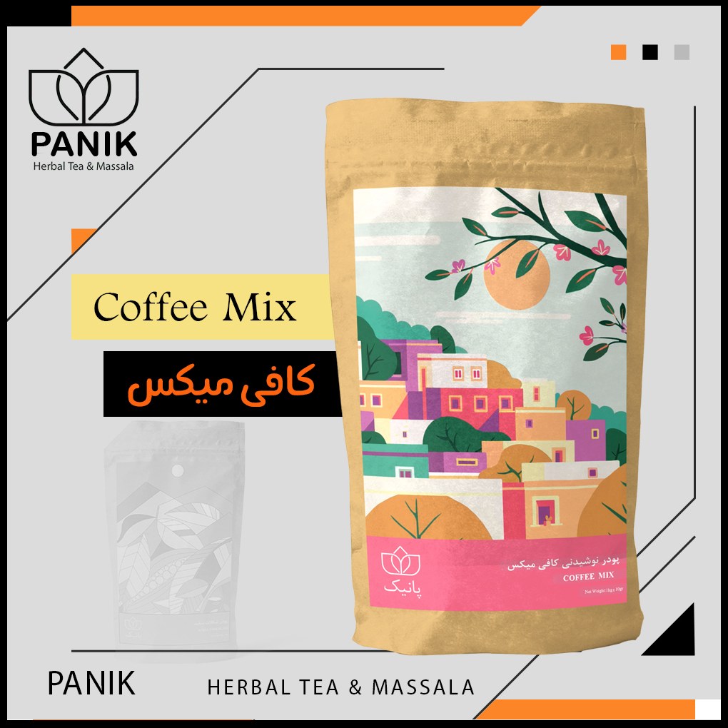 کافی میکس 3 در 1 (یک کیلویی) پانیک (دارای سیب سلامت)