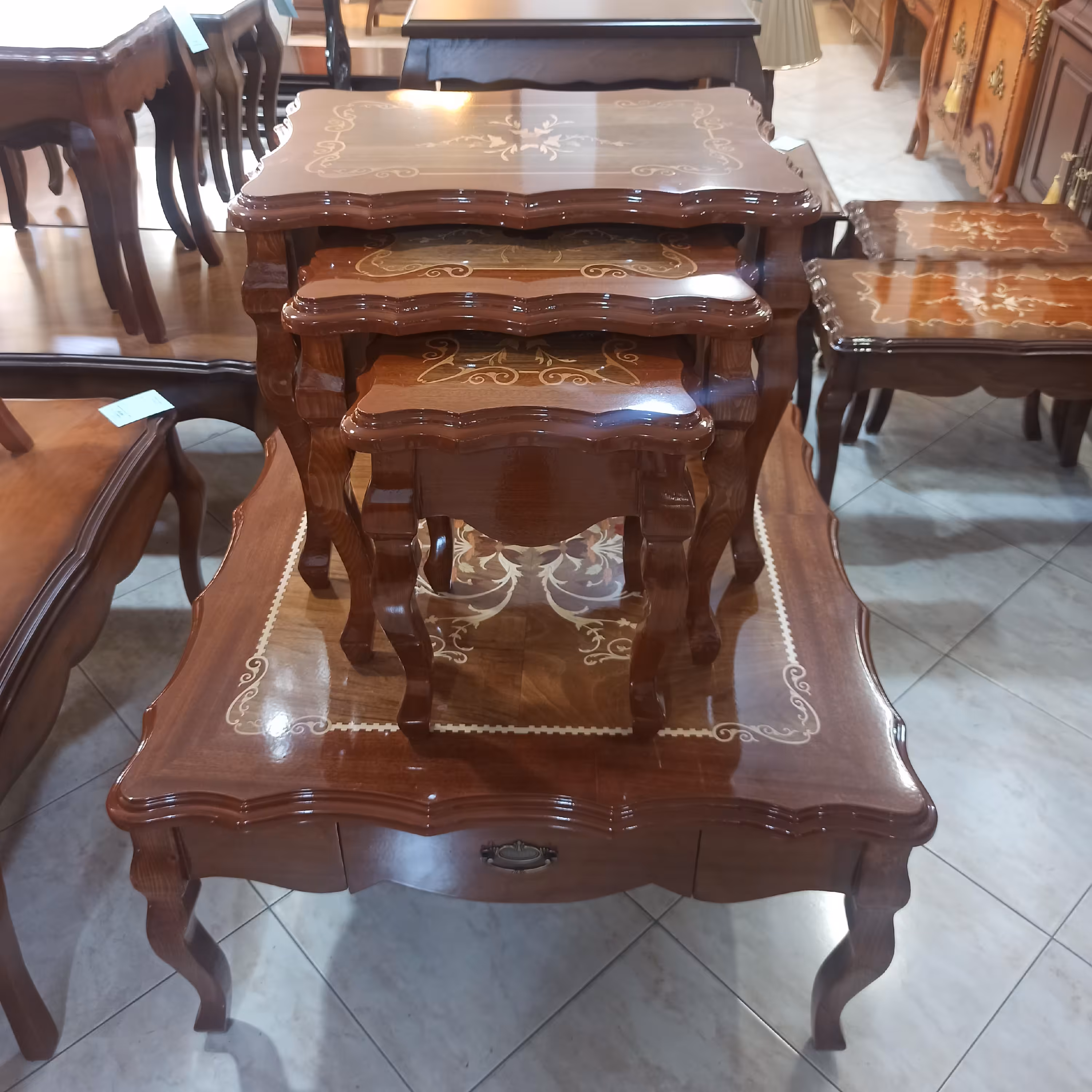 میز جلومبلی و عسلی معرق(اتمام موجودی)  