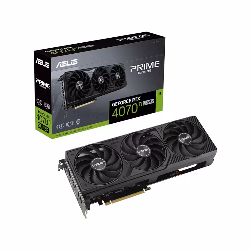 کارت گرافیک ایسوس مدل PRIME GeForce RTX 4070 Ti SUPER OC Edition 16GB