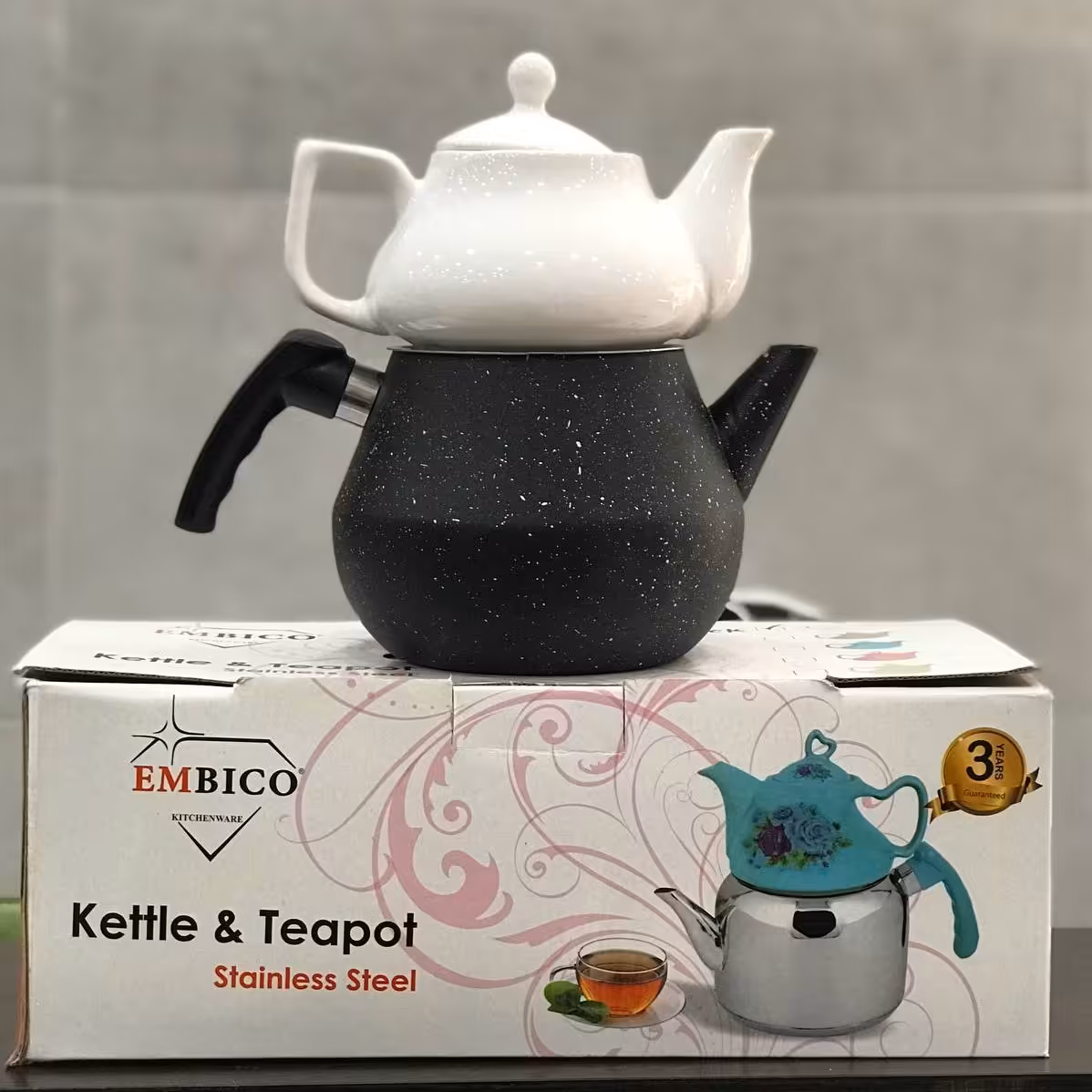 کتری قوری گرانیتی امبیکو با ارسال رایگان