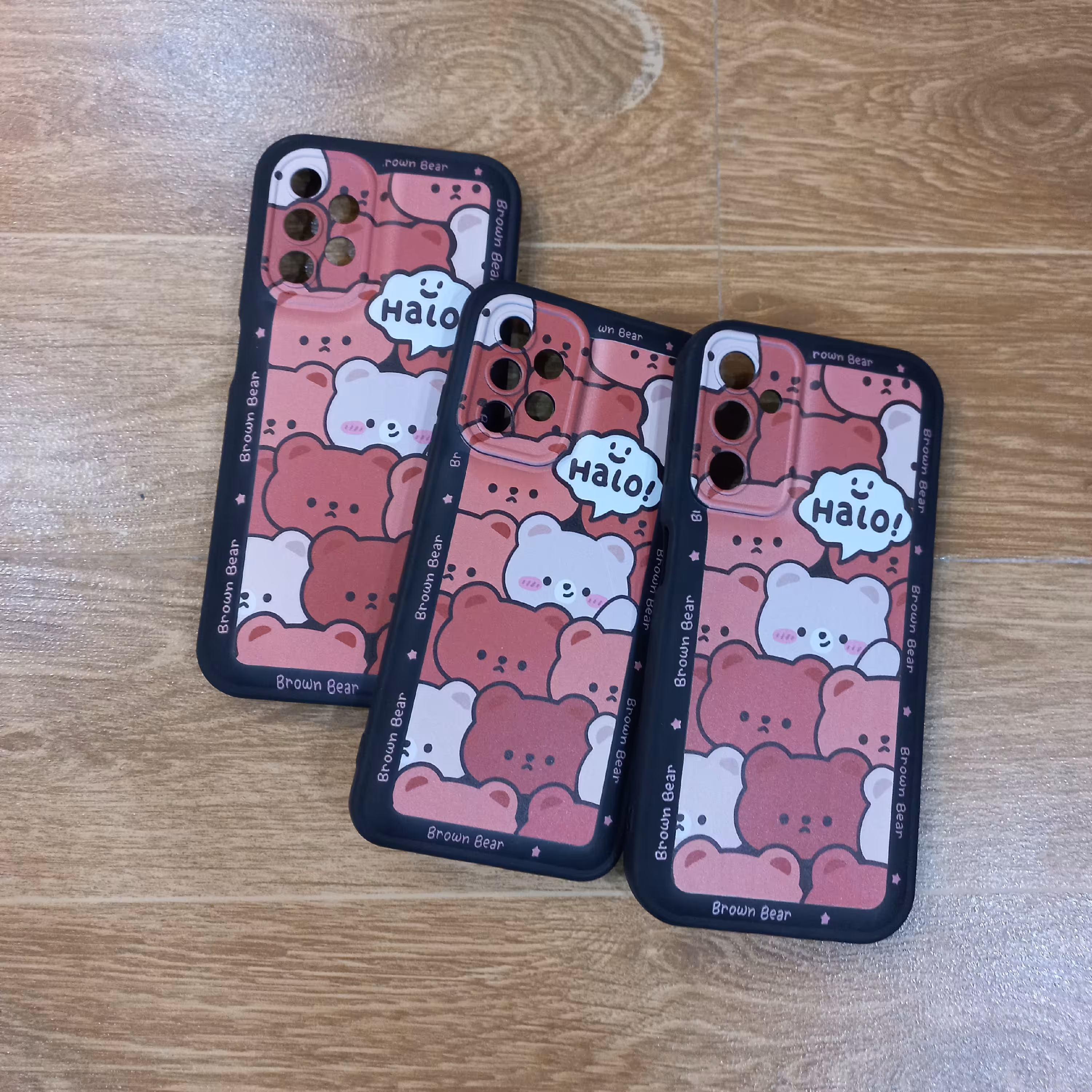 قاب گارد عروسکی مدل خانواده خرس مناسب برای گوشی سامسونگ A13